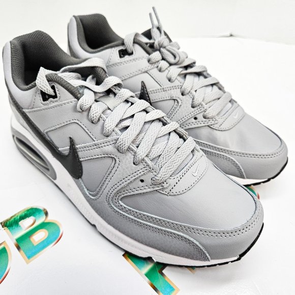 Men's Grey Nike Air Max Command Leather 749760-012 - Picture 2 of 5
